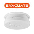 EVACUATE - EVACUATE Lot de 4 détecteurs de fumée NF autonomie 5 ans garantie 3 ans - vignette