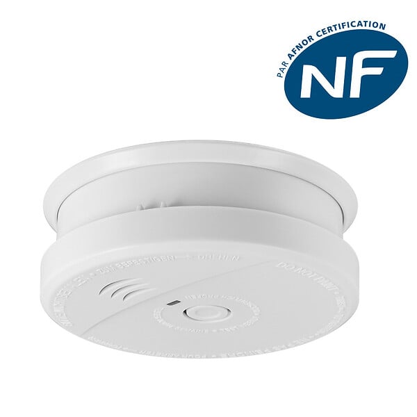 EVACUATE - EVACUATE Lot de 4 détecteurs de fumée NF autonomie 5 ans garantie 3 ans - large