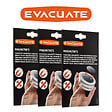 EVACUATE - EVACUATE Lot de 3 fixations aimantées pour détecteur de fumée - vignette