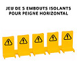 EATON CAPRI - EATON Lot de 5 embouts isolants de protection pour peigne horizontal - vignette