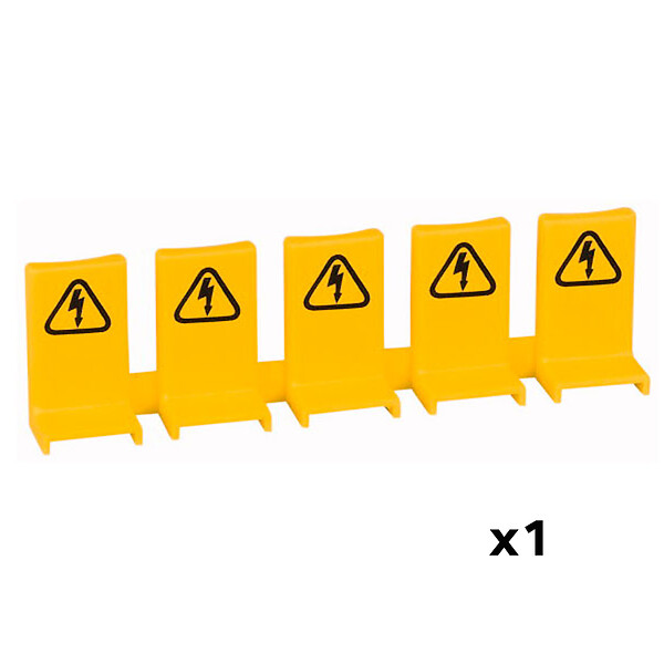 EATON CAPRI - EATON Lot de 5 embouts isolants de protection pour peigne horizontal - large