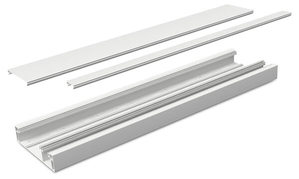 SIEMENS - SIEMENS Goulotte GTL clipsable avec 13 modules et accessoires - large