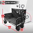 ELEM GARDEN TECHNIC - Chariot multifonctions pliable 99x59x51cm - vignette