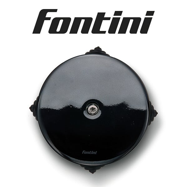 FONTINI - Boîtier derivation porcelain noire  DO-FONTINI - large