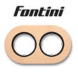 FONTINI - FONTINI Plaque 2 postes hetre naturel DO - vignette