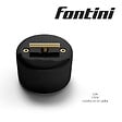 FONTINI - FONTINI Inter. volets-roulants rotat. metal laiton dore porcel. noire DO - vignette