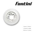 FONTINI - FONTINI Plaque 1 poste porcelaine blanche DO - vignette