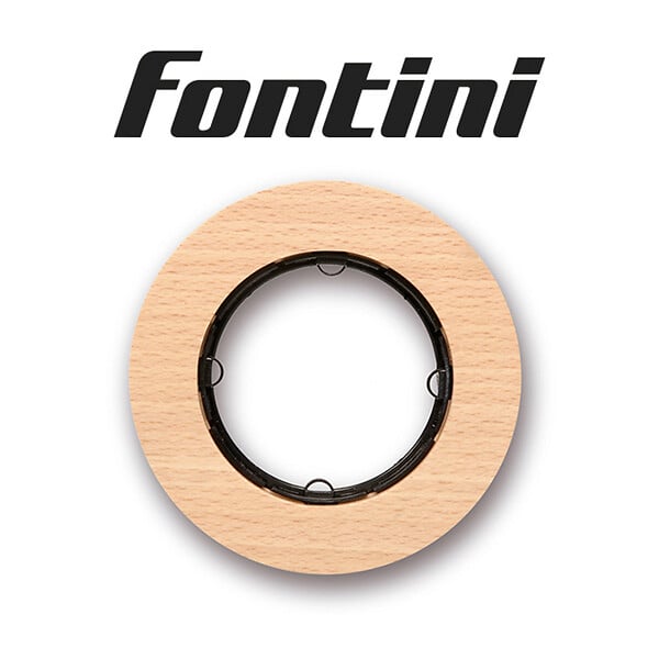 FONTINI - FONTINI Plaque 1 poste hetre naturel DO - large