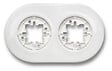 FONTINI - FONTINI Plaque 2 postes porcelaine blanche DO - vignette