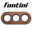 FONTINI - Plaque 3 postes noyer  DO-FONTINI - vignette