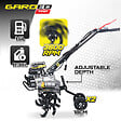 GARDEO PRO - Motoculteur thermique à arbre horizontal 79 CC - 6 fraises - largeur de travail 60cm - vignette
