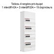 ABB - ABB Tableau 4 rangées pré-équipé 1 ID 40A + 3 ID 63A + 19 disjoncteurs - vignette