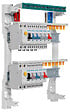 EATON CAPRI - EATON Tableau 2 rangées pré-équipé 1 interdiff 63A + 1 interdiff 40A + 9 disjoncteurs - vignette