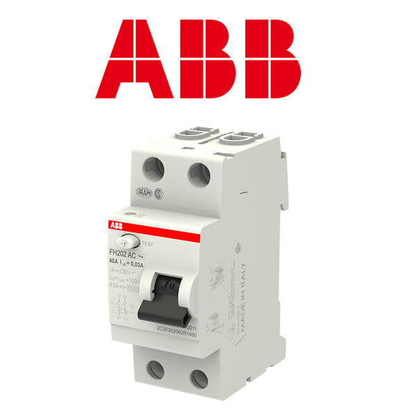 ABB - Interrupteur différentiel FH202 - 40A - Type AC - large