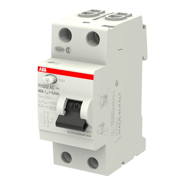 ABB - Interrupteur différentiel FH202 - 40A - Type AC - large