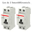 ABB - ABB Lot de 2 Interrupteurs différentiels à vis 40A 30mA Type AC raccordement rapide - vignette