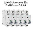 SIEMENS - SIEMENS Lot de 5 Disjoncteurs PH 20A (983) - vignette