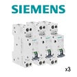 SIEMENS - SIEMENS LOT 3 disjoncteurs modulaires 16A 230V, 4,5kA, 1+N POLES, COURBE C - vignette