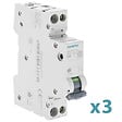 SIEMENS - SIEMENS Lot de 3 Disjoncteurs électriques phase + neutre 32A - vignette