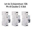 SIEMENS - SIEMENS LOT 3 DISJONCTEURS PH 10A SIEMENS - vignette