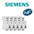 SIEMENS - SIEMENS Lot de 5 Disjoncteurs PH 10A électriques phase + neutre, haute qualité - vignette