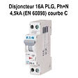 EATON CAPRI - EATON Disjoncteur 16A PLG, Ph+N 4,5kA (EN 60898) courbe C - vignette