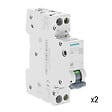 SIEMENS - SIEMENS Lot de 2 disjoncteurs phase + neutre 16A KNX - vignette