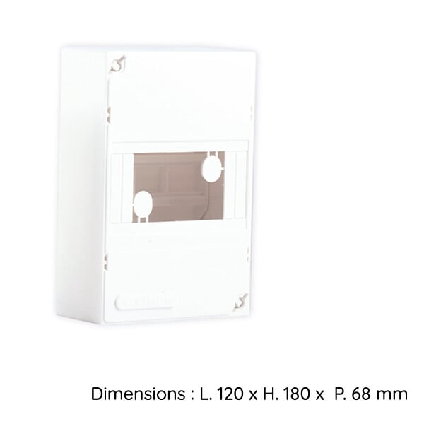 SIEMENS - Tableautin électrique 1 rangée 6 modules-SIEMENS - large