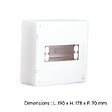 SIEMENS - SIEMENS Tableautin électrique 1 rangée 9 modules - vignette