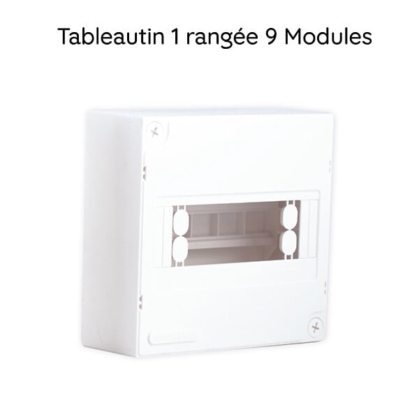 SIEMENS - SIEMENS Tableautin électrique 1 rangée 9 modules - large