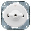 FONTINI - FONTINI - Va & Vient 10A et manette Porcelaine blanche Garby Colonial - vignette