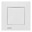 SIEMENS - SIEMENS Va & Vient Blanc Delta Viva avec plaque blanche, design DELTA VIVA, qualité Siemens, interrupteur mural élégant et fonctionnel - vignette