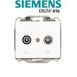 SIEMENS - SIEMENS Prise TV/FM Blanc Delta IRIS - vignette