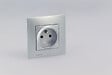 SIEMENS - SIEMENS Prise 2P+T SILVER Delta Viva + Plaque Silver - vignette