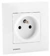 SIEMENS - SIEMENS Prise 2P+T Blanc Delta Viva + Plaque Blanc - vignette