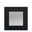 SIEMENS - SIEMENS Poussoir Silver Delta Viva + Plaque Noir - vignette