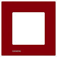 SIEMENS - SIEMENS Plaque Simple Rouge DELTA VIVA - vignette