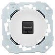 FONTINI - FONTINI Prise RJ45 CAT6 blanc glossy DOM - vignette