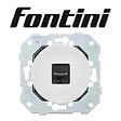 FONTINI - FONTINI Prise RJ45 CAT6 blanc glossy DOM - vignette
