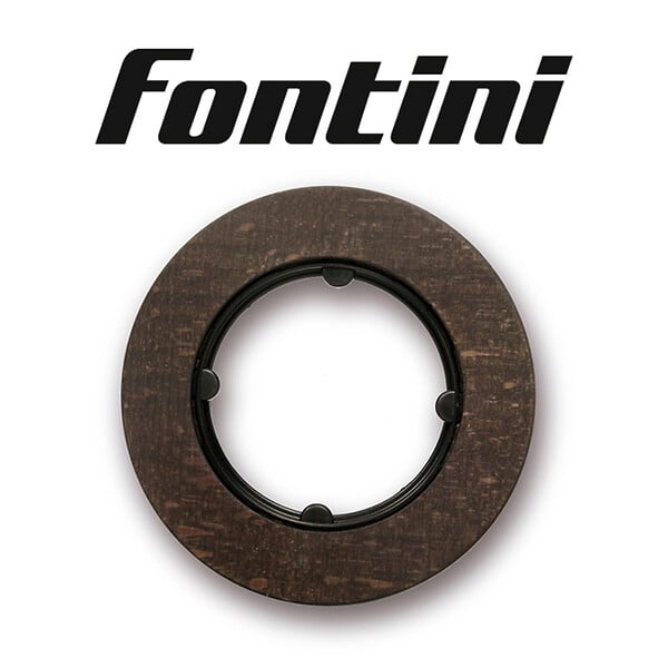 FONTINI - FONTINI Plaque 1 poste hêtre obscurci DO LOW - large