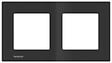 SIEMENS - SIEMENS Plaque Double Anthracite Siemens DELTA VIVA - vignette