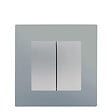 SIEMENS - SIEMENS Double V&V SILVER Siemens DELTA VIVA plq SILVER - vignette