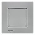 SIEMENS - SIEMENS Va & Vient SILVER Siemens DELTA VIVA plq SILVER - vignette