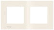 SIEMENS - SIEMENS Plaque Double Beige DELTA VIVA - vignette
