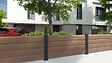 ALTONA - Lame persienne composite ADELE terracotta - 30x160x1500 mm - vignette