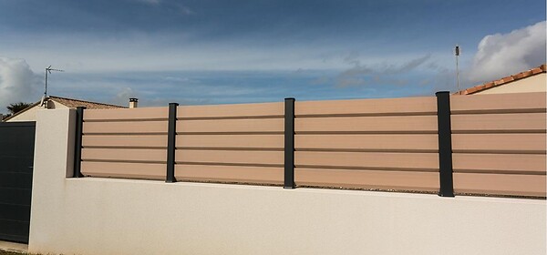 ALTONA - Poteau aluminium ADELE - H.230cm - large