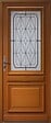 GD MENUISERIES - Porte d'entrée Bois Vitrée Anis, H215 x L90 cm Côte Tableau p.Droit, (Poignee, Barillet ref IN158RPL2 - IN303NEW) - vignette