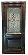 GD MENUISERIES - Porte d'entrée Bois Vitrée Candice Gris Anthr, H215 x L90 cm Côte Tableau p,Droit, (Poignee, Barillet ref IN158RPL2 - IN303NEW) - vignette