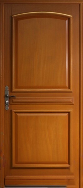GD MENUISERIES - Porte d'entrée Bois Pleine Garnier, H215 x L80 cm Côte Tableau, p.Droit (Poignée, Barillet ref 010403FP) - large
