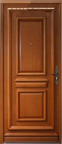 GD MENUISERIES - Porte d'entrée Bois Pleine Tahi 1, H215 x L90 cm Côte Tableau p. Gauche, (Poignée, Barillet ref 010723NO) - large